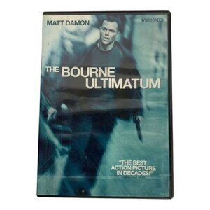 The Bourne Ultimatum Widescreen DVD Matt Damon Action Thriller Movie